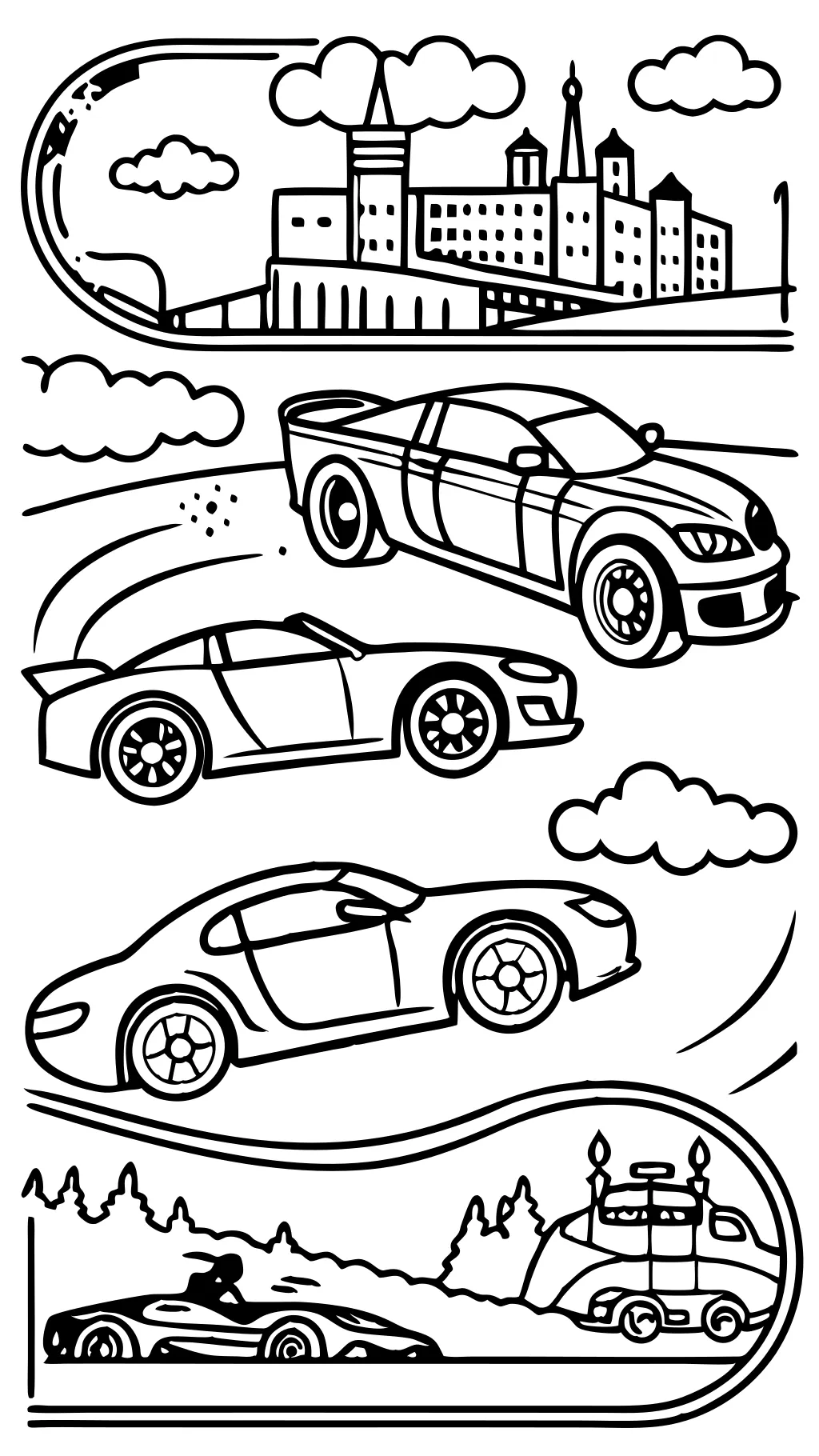 hot wheels coloring pages